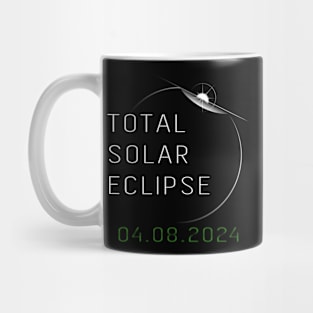 total solar eclipse 2024 Sticker Mug